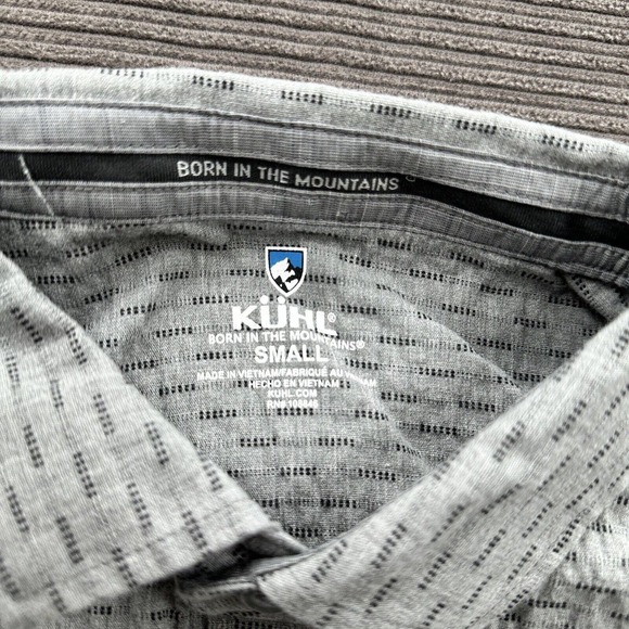 Kuhl Provok Shirt Men Small Gray Cotton Short Sleeve Outdoors Hiking Fishing. - Picture 3 of 11
